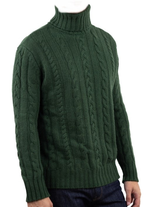 Herren Kaschmir Rollkragen-/Stehkragenpullover