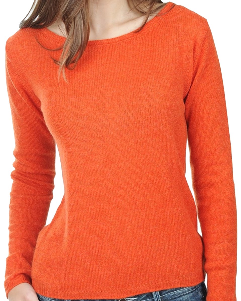 Damen Kaschmir Rundhals Pullover