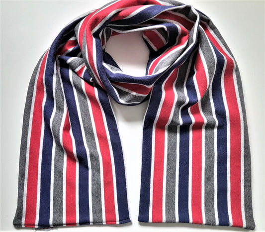 Balldiri Bretonischer Streifenschal gekämmte Baumwolle 152cm x 20cm - Balldiri & Windhound