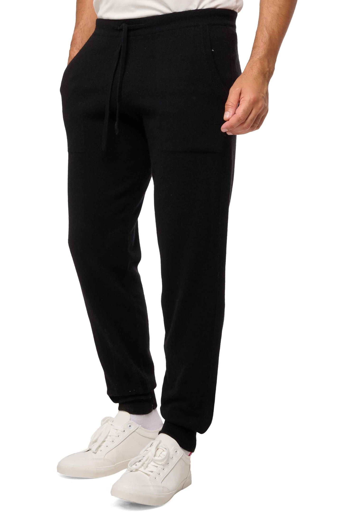 Balldiri 100% Kaschmir Hose Yoga Freizeit Herren 2-fädig