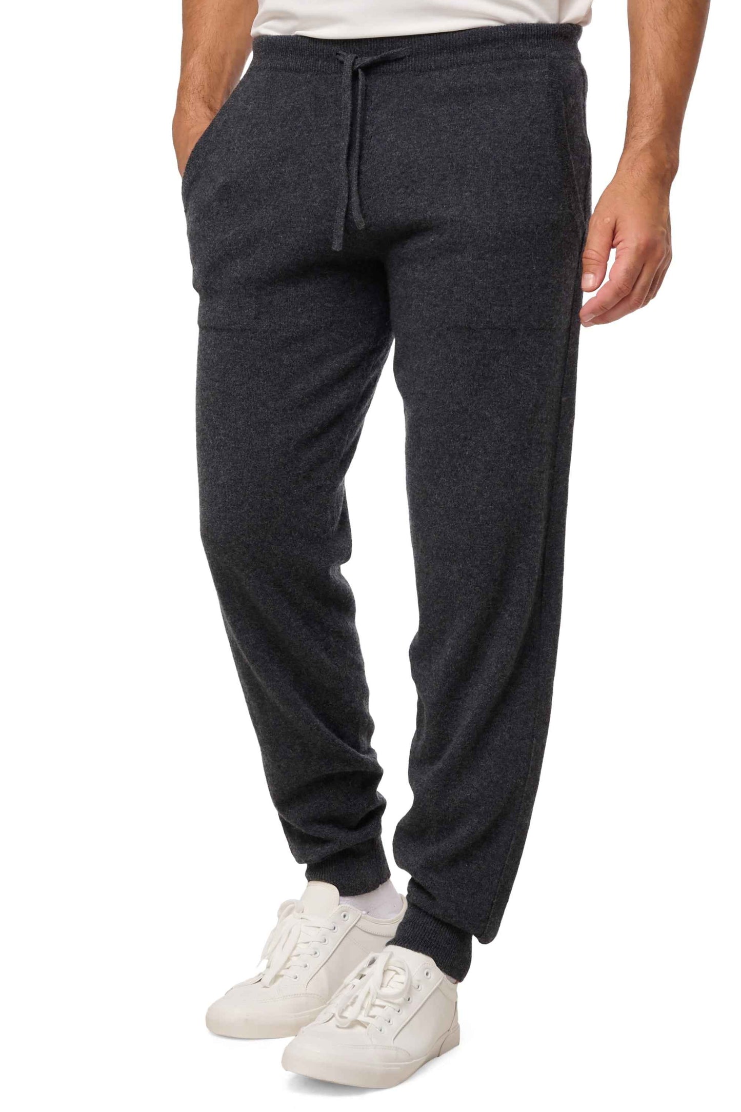 Balldiri 100% Kaschmir Hose Yoga Freizeit Herren 2-fädig