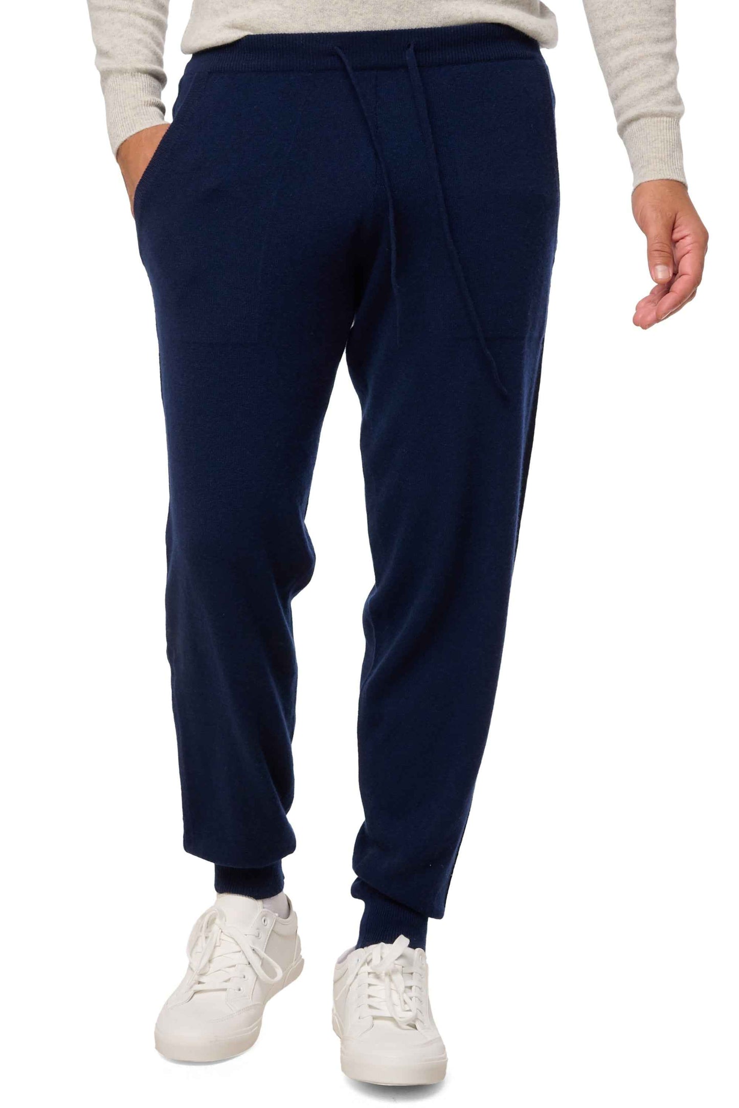 Balldiri 100% Kaschmir Hose Yoga Freizeit Herren 2-fädig