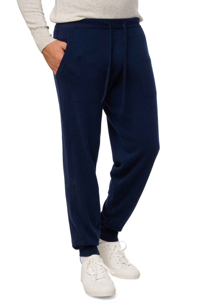 Balldiri 100% Kaschmir Hose Yoga Freizeit Herren 2-fädig