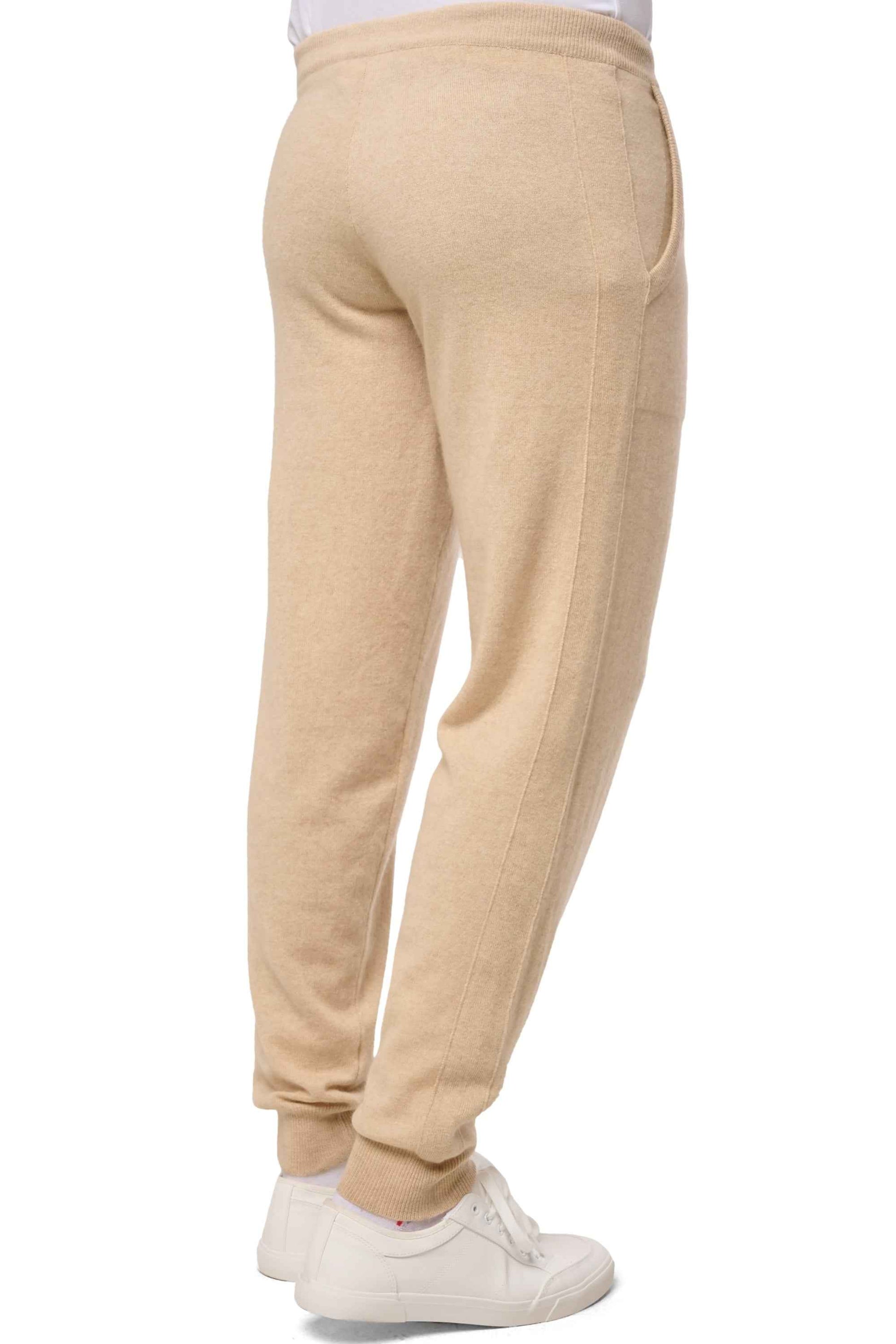 Balldiri 100% Kaschmir Hose Yoga Freizeit Herren 2-fädig