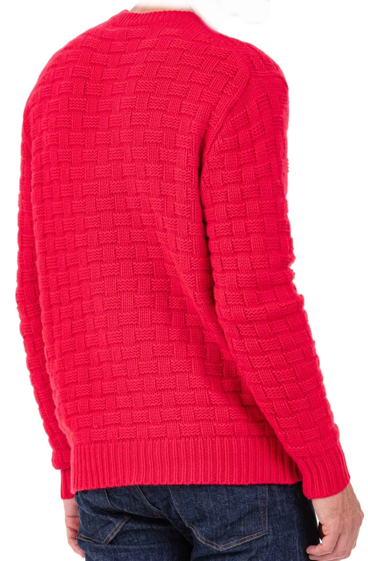 Balldiri 100% Kaschmir Pullover Herren Rundhals 14-fädig