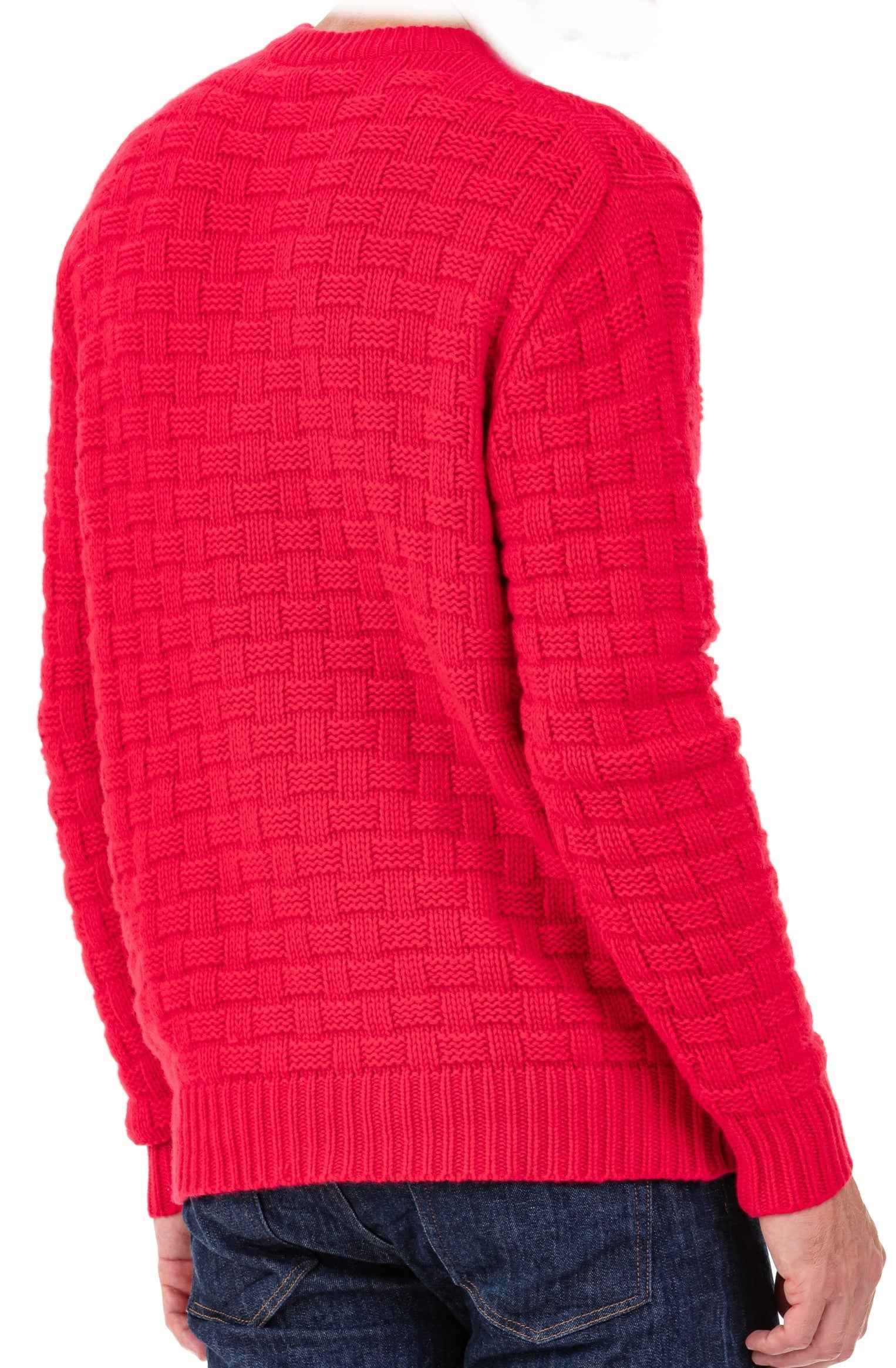 Balldiri 100% Kaschmir Pullover Herren Rundhals 14-fädig