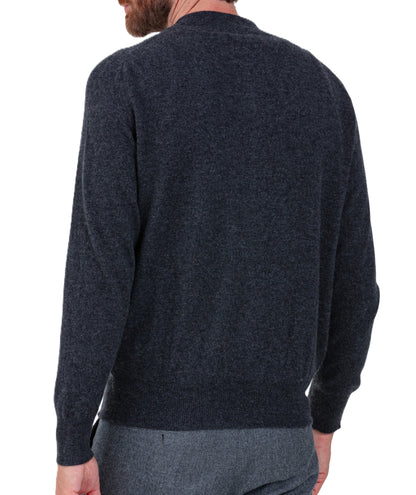 Balldiri 100% Kaschmir Herren Strickjacke 4-fädig