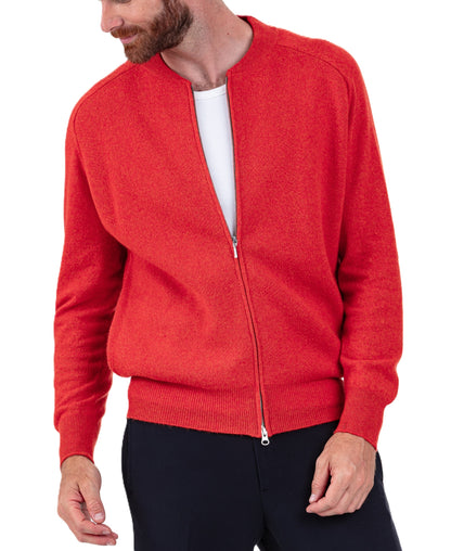 Balldiri 100% Kaschmir Herren Strickjacke 4-fädig