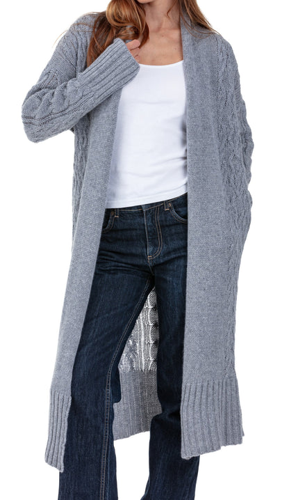 Balldiri 100% Kaschmir Damen Mantel Schalkragen Zopf 8-fädig - Balldiri & Windhound