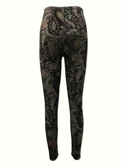 Balldiri Damen Leggins Skinny Fit Hosen Motiv