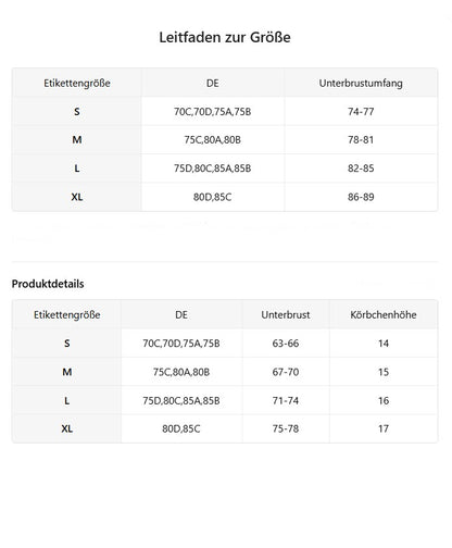 Balldiri Spitzen-BH mit Bügel, Baumwolle, ohne Polsterung, einfarbig weiß - Balldiri & Windhound