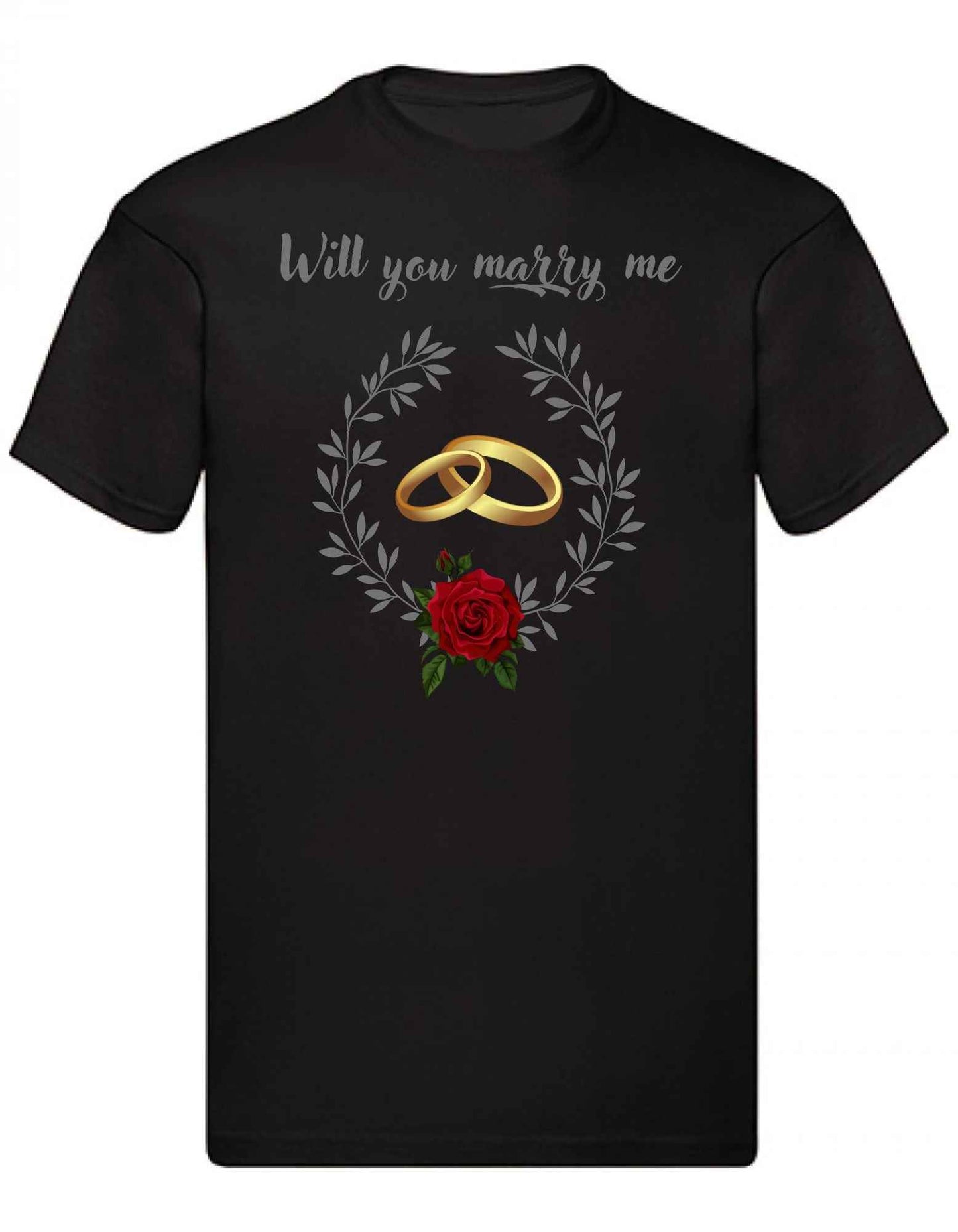 Balldiri T-Shirt Herren Heiratsantrag S bis 5XL