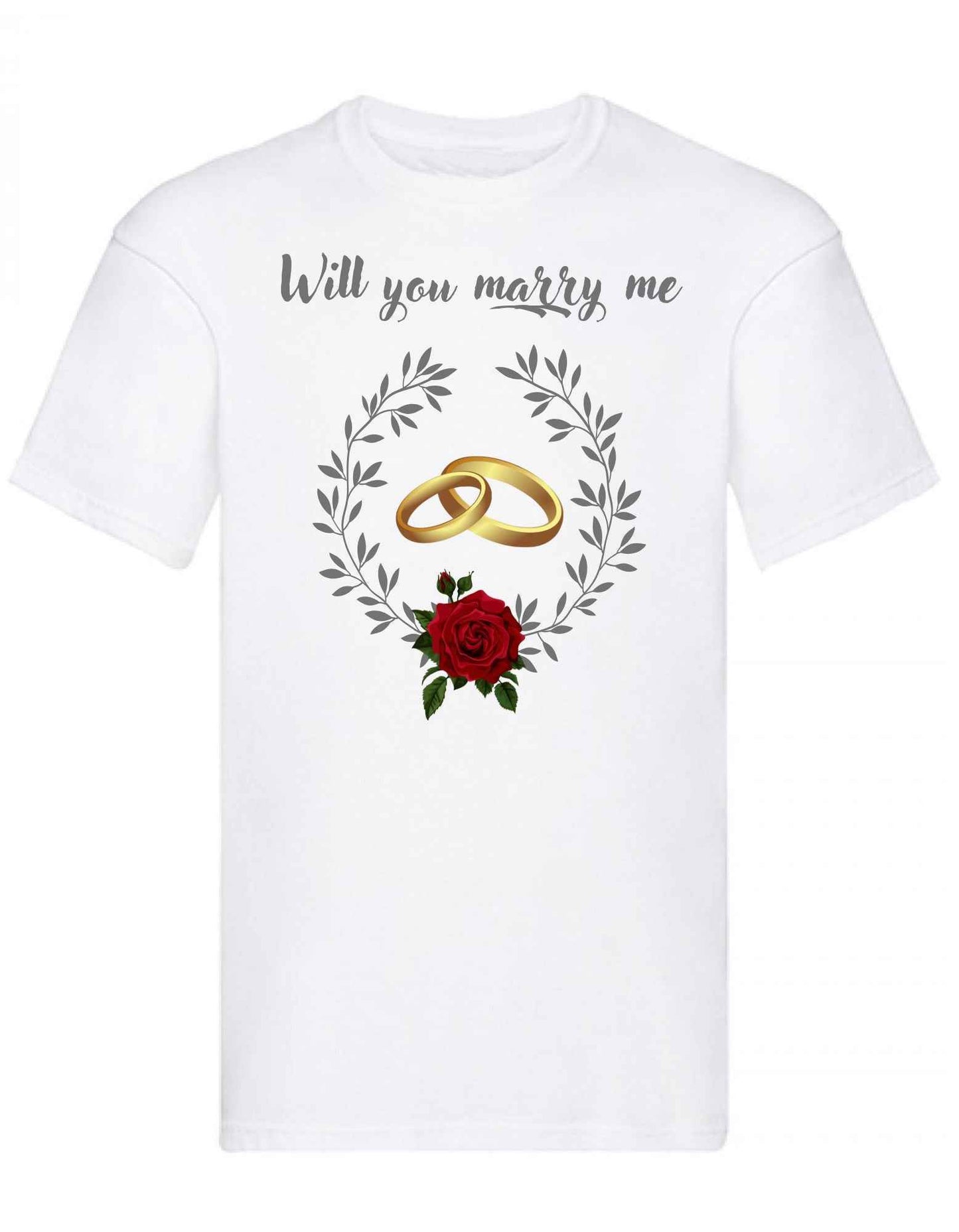 Balldiri T-Shirt Herren Heiratsantrag S bis 5XL