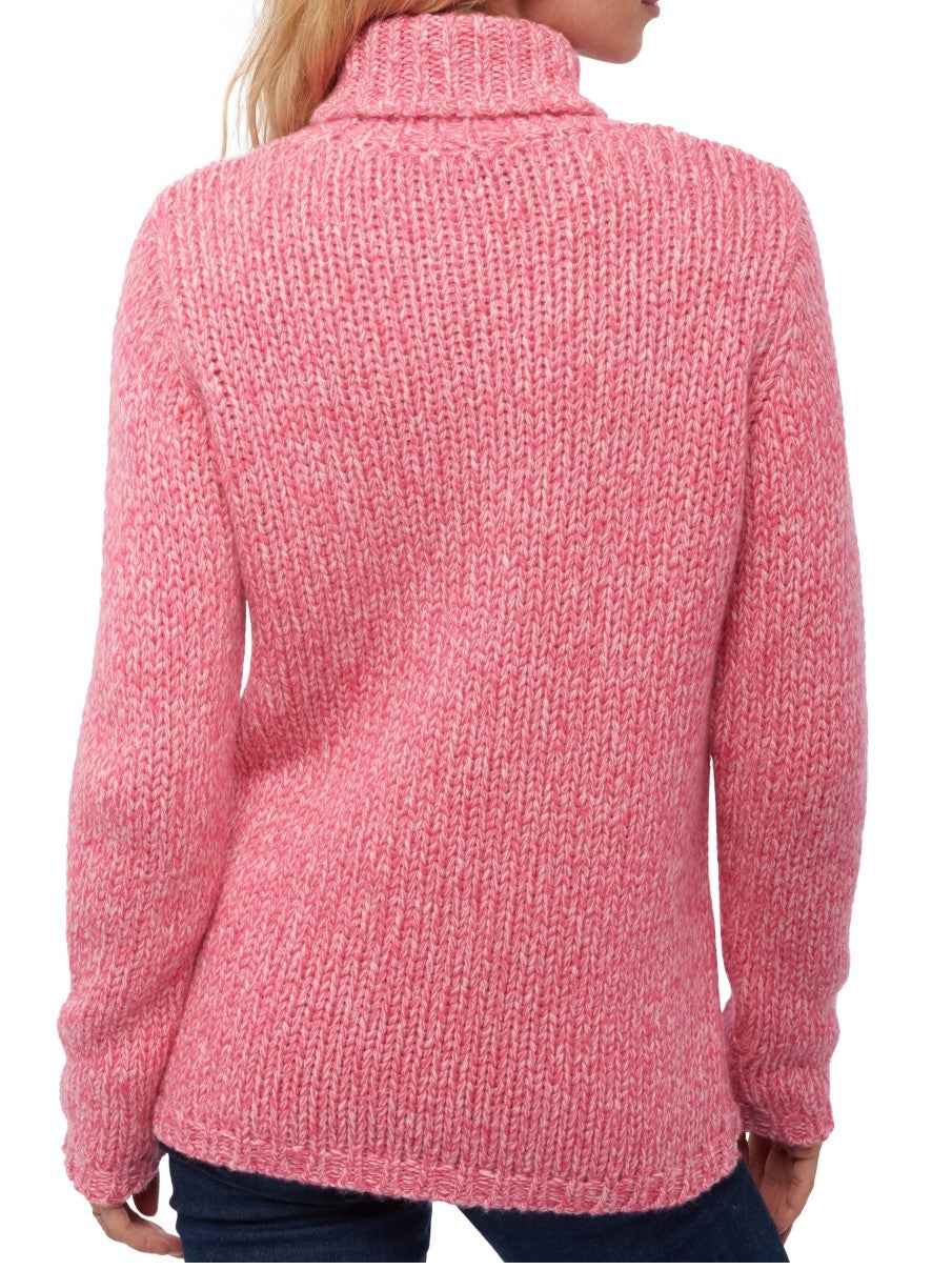 Balldiri 100% Kaschmir Damen Pullover Rollkragen 28-fädig