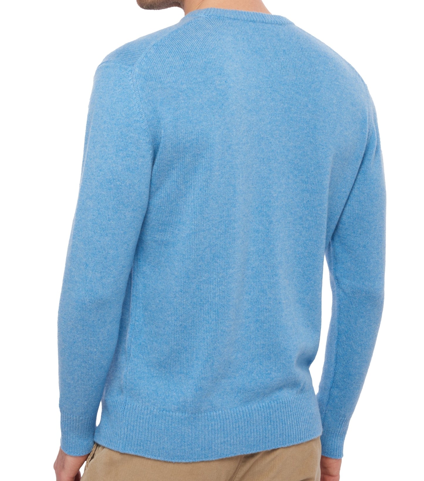 Balldiri 100% Kaschmir Herren V-Pullover 4-fädig