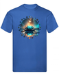 Balldiri T-Shirt Herren Yoga Wellness Lotusblume S bis 5XL
