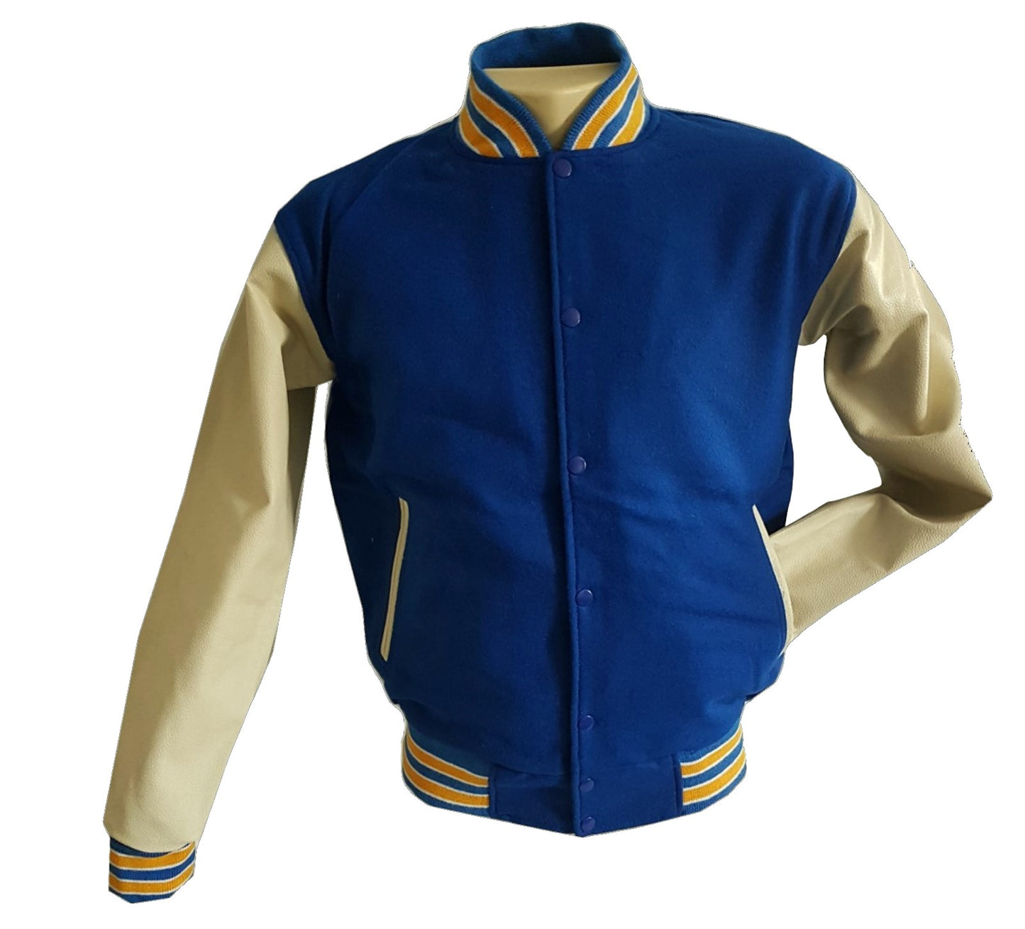 Windhound US Collegejacke, Baseball, Rindslederärmel, Retro, Jacke, 90er 80er