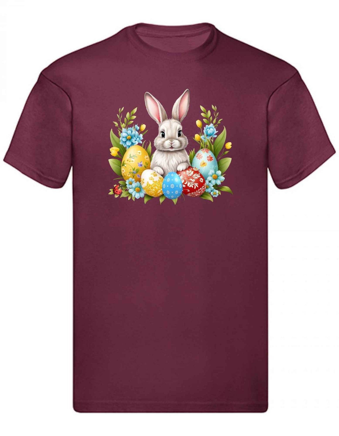 Balldiri T-Shirt Herren Ostern Nest mit Hase S bis 5XL