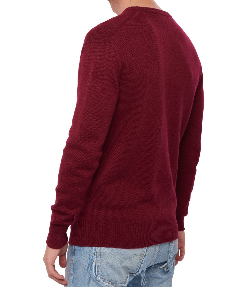 Balldiri 100% Kaschmir Herren V-Pullover 4-fädig