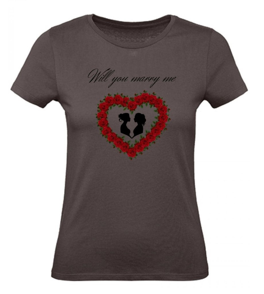 Balldiri T-Shirt Damen Heiratsantrag LGBTQ XS bis 2XL