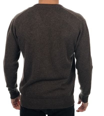 Balldiri 100% Kaschmir Herren V-Pullover 4-fädig