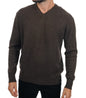 Balldiri 100% Kaschmir Herren V-Pullover 4-fädig