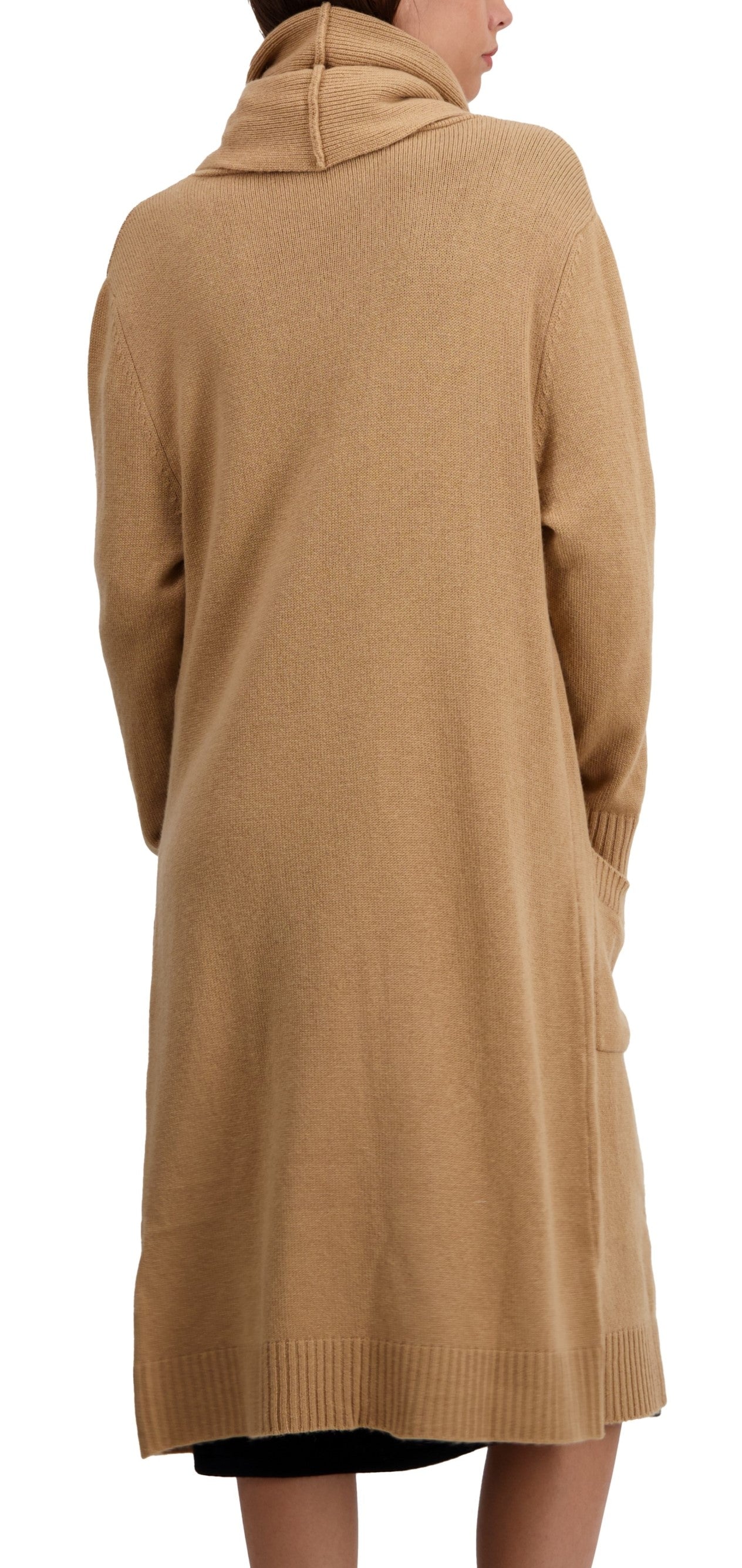 Balldiri 100% Kaschmir Damen Mantel mit Kapuze und Schalkragen 4-fädig - Balldiri & Windhound