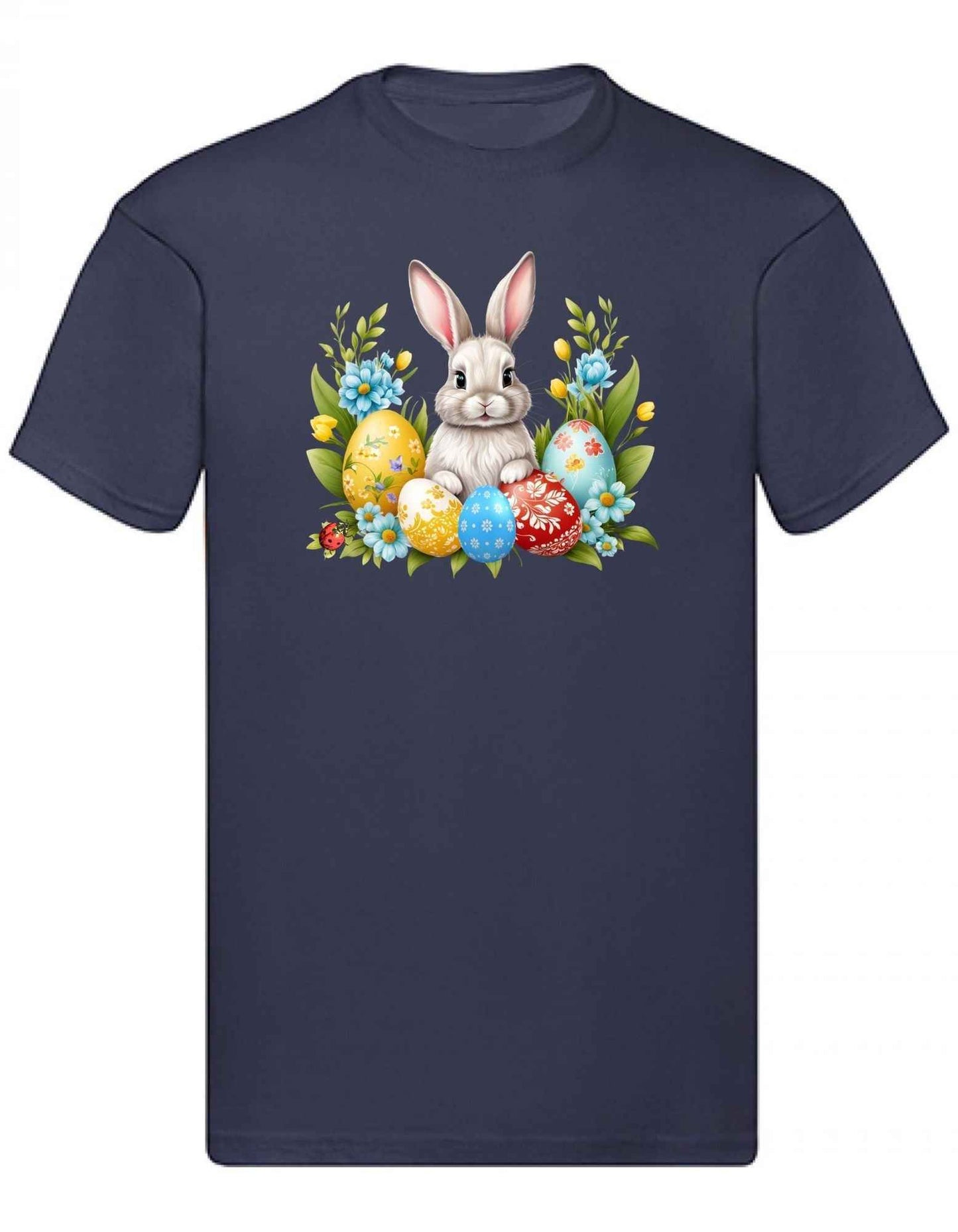 Balldiri T-Shirt Herren Ostern Nest mit Hase S bis 5XL