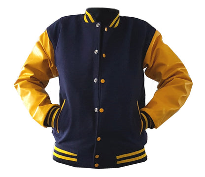 Windhound US Collegejacke, Baseball, Rindslederärmel, Retro, Jacke, 90er 80er