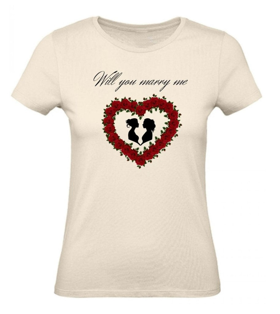 Balldiri T-Shirt Damen Heiratsantrag LGBTQ XS bis 2XL