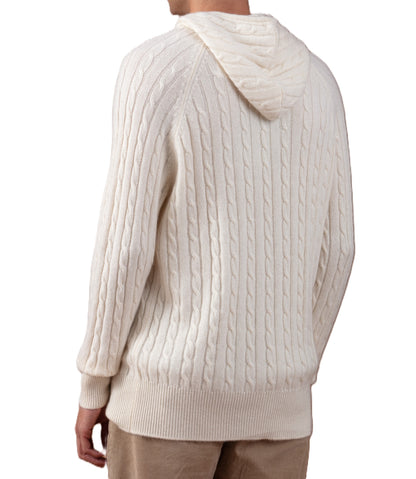 Balldiri 100% Kaschmir Hoodie Herren Kapuzenpullover 4-fädig