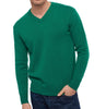 Balldiri 100% Kaschmir Herren V-Pullover 4-fädig