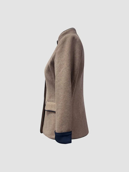 Balldiri Damen Blazer Einreiher Knopfleiste beige elegant - Balldiri & Windhound
