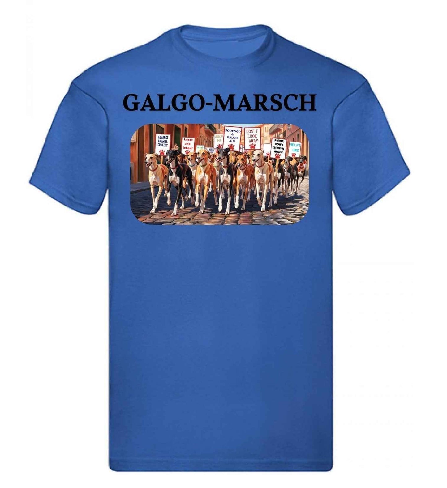 Balldiri T-Shirt Herren Galgo Marsch S bis 5XL