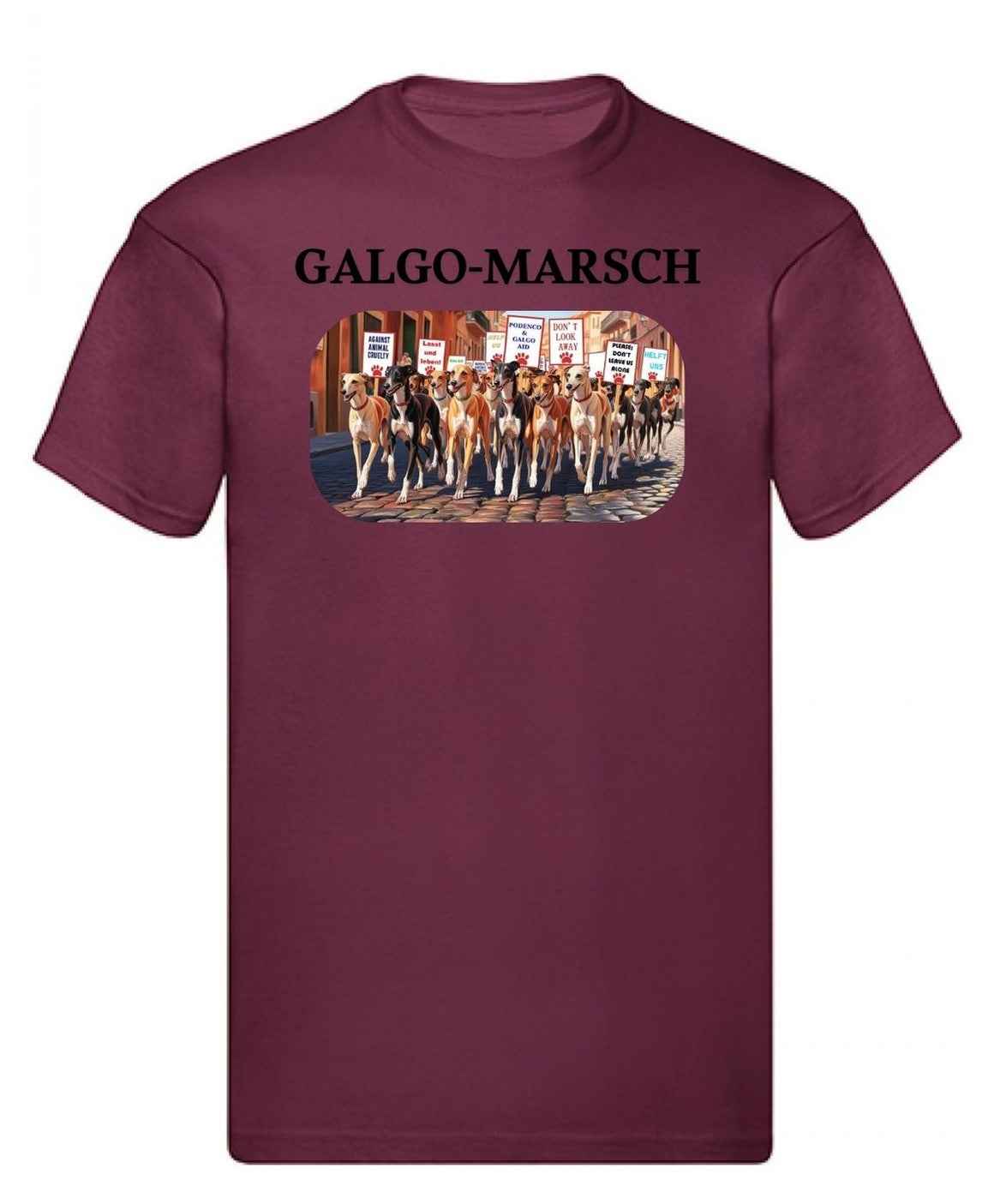 Balldiri T-Shirt Herren Galgo Marsch S bis 5XL