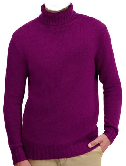 Balldiri Premium Kaschmir Herren langarm  Rollkragen Pullover 8-fädig