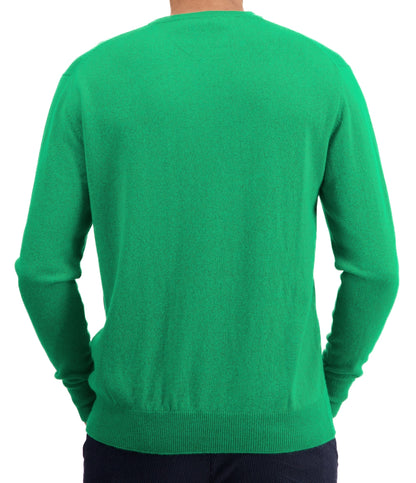 Balldiri 100% Kaschmir Herren Pullover Rundhals 2-fädig