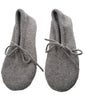 Balldiri 100% Kaschmir Hausschuhe Ballerinas graubraun Größe 35-38 - Balldiri & Windhound