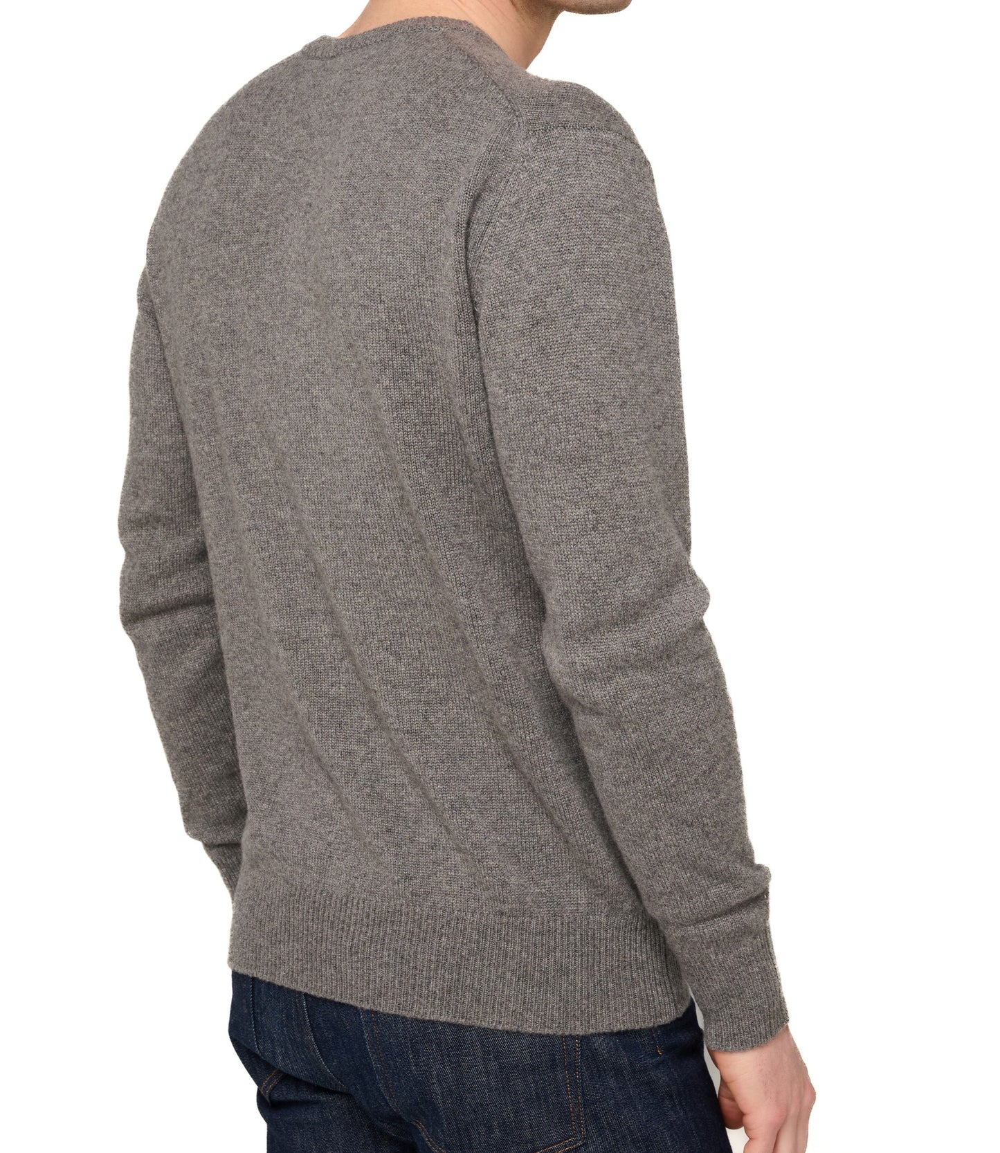 Balldiri 100% Kaschmir Herren V-Pullover 4-fädig