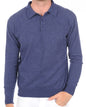 Balldiri 100% Kaschmir Herren Langarm Polo mit Kragen 2-fädig - Balldiri & Windhound