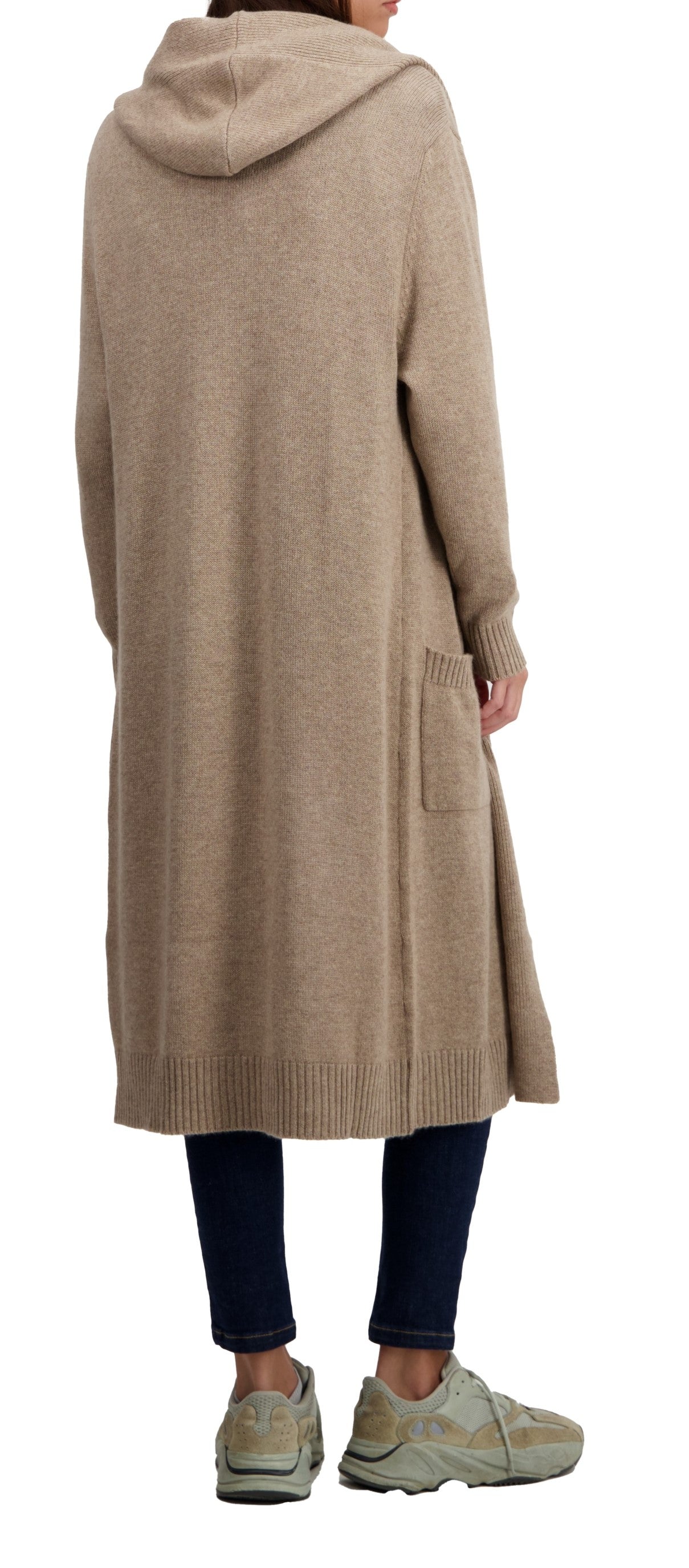 Balldiri 100% Kaschmir Damen Mantel mit Kapuze und Schalkragen 4-fädig - Balldiri & Windhound