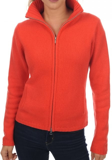 Balldiri 100% Kaschmir Damen Langarm Strickjacke 6-fädig - Balldiri & Windhound