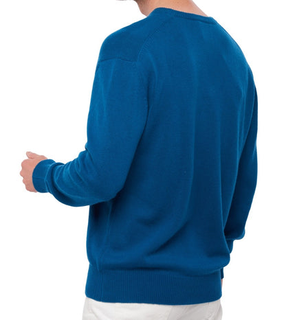 Balldiri 100% Kaschmir Herren V-Pullover 4-fädig