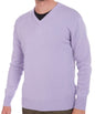 Balldiri Premium Kaschmir Herren Langarm Pullover V-Ausschnitt 4-fädig Teil 1/2