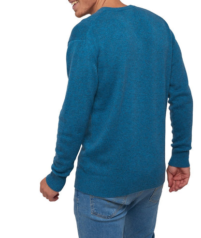 Balldiri 100% Kaschmir Herren V-Pullover 4-fädig