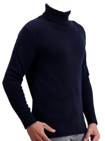 Balldiri Premium Kaschmir Herren langarm  Rollkragen Pullover 8-fädig