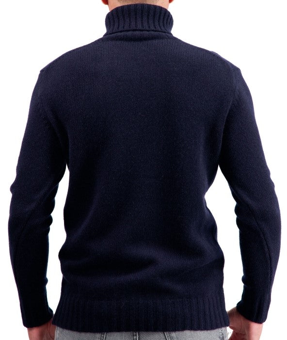 Balldiri Premium Kaschmir Herren langarm  Rollkragen Pullover 8-fädig