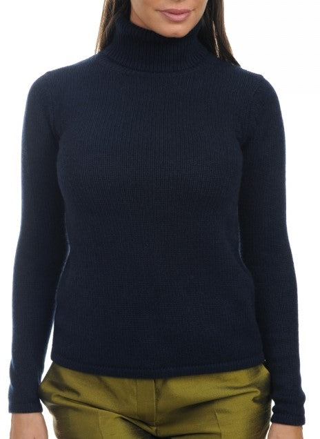 Balldiri Premium Kaschmir Damen Langarm Pullover Rollkragen 8-fädig