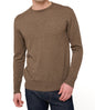 Balldiri 100% Kaschmir Herren Pullover Rundhals 2-fädig