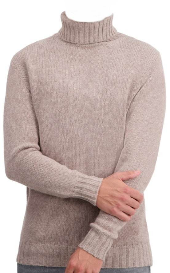 Balldiri Premium Kaschmir Herren langarm  Rollkragen Pullover 8-fädig